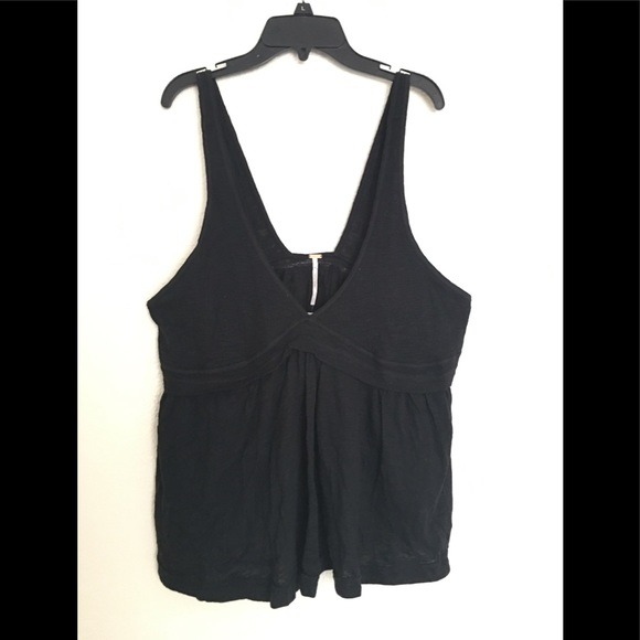 Free People Black Boho Zinia Tank Top - Picture 5 of 9